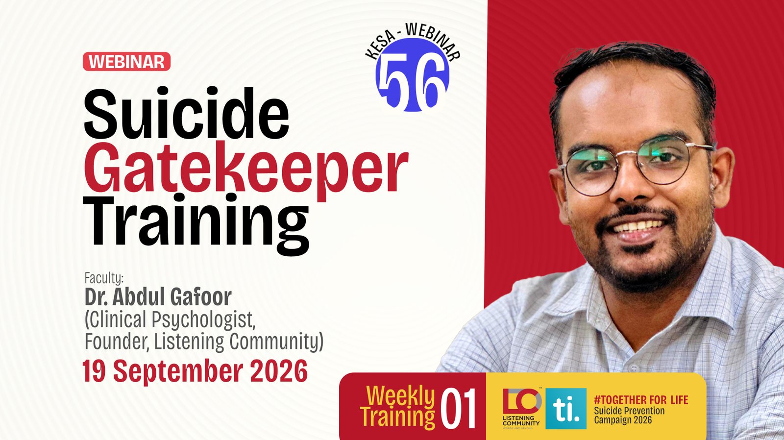 KESA 56 - Suicide Gatekeeper Training